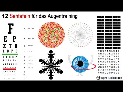 Gesunde Augen Sehkraft Sehtafeln Zum Augen Trainieren